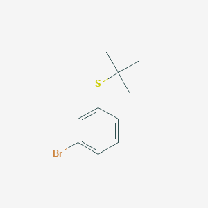 molecular formula C10H13BrS B173181 1-Bromo-3-t-butylthiobenzene CAS No. 135883-40-8