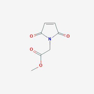 molecular formula C7H7NO4 B173182 1H-Pyrrole-1-acetic acid, 2,5-dihydro-2,5-dioxo-, methyl ester CAS No. 164025-07-4