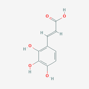 molecular formula C9H8O5 B173185 3-(2,3,4-Trihydroxy-phenyl)-acrylic acid CAS No. 13058-13-4