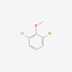 molecular formula C7H6BrClO B173195 2-溴-6-氯苯甲醚 CAS No. 174913-10-1
