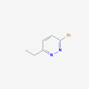 molecular formula C6H7BrN2 B173196 3-Bromo-6-ethylpyridazine CAS No. 152665-26-4
