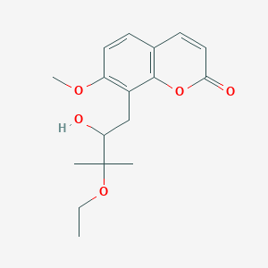 molecular formula C17H22O5 B173203 Yuehgesin C CAS No. 125072-68-6