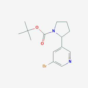Tert-butyl 2-(5-bromopyridin-3-yl)pyrrolidine-1-carboxylate