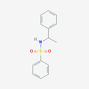 molecular formula C14H15NO2S B173208 N-(1-苯乙基)苯磺酰胺 CAS No. 1146-47-0