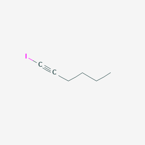 molecular formula C6H9I B173222 1-Iodohex-1-yne CAS No. 1119-67-1