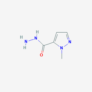 molecular formula C5H8N4O B173227 1-甲基-1H-吡唑-5-甲酰肼 CAS No. 197079-02-0