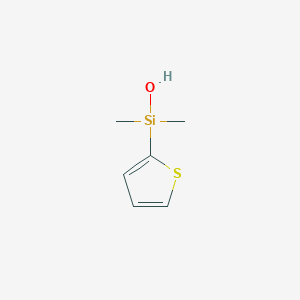 molecular formula C6H10OSSi B173228 Dimethyl(2-thienyl)silanol CAS No. 197009-90-8