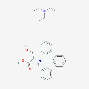 B173234 Triethylamine (S)-3-hydroxy-2-(tritylamino)propanoate CAS No. 111061-44-0