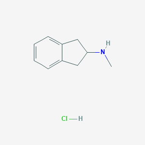 molecular formula C10H14ClN B173241 N-Methylindan-2-amine hydrochloride CAS No. 10408-85-2
