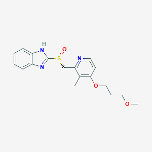molecular formula C18H21N3O3S B173243 Dexrabeprazole CAS No. 177795-60-7