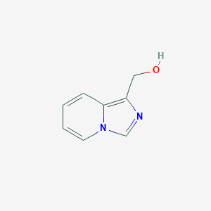 molecular formula C8H8N2O B173249 Imidazo[1,5-a]pyridin-1-ylmethanol CAS No. 112230-23-6