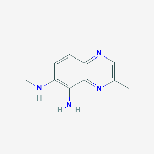 molecular formula C10H12N4 B017325 N6,3-Dimethylquinoxaline-5,6-diamine CAS No. 92116-67-1
