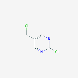 molecular formula C5H4Cl2N2 B173279 2-Chloro-5-(chloromethyl)pyrimidine CAS No. 148406-13-7