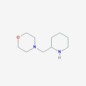 molecular formula C10H20N2O B173282 4-(Piperidin-2-ylmethyl)morpholine CAS No. 120990-92-3