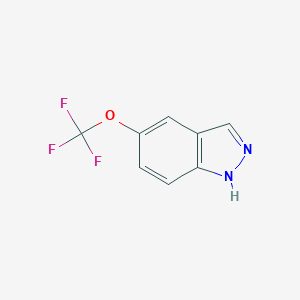 molecular formula C8H5F3N2O B173289 5-(Trifluoromethoxy)-1H-indazole CAS No. 105391-76-2