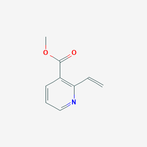 molecular formula C9H9NO2 B173319 Methyl 2-vinylnicotinate CAS No. 103441-72-1