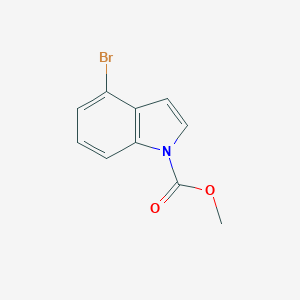 molecular formula C10H8BrNO2 B173322 4-Bromo-1H-indole-1-carboxylic acid methyl ester CAS No. 101909-45-9