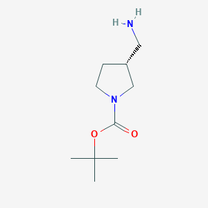 molecular formula C10H20N2O2 B173331 (R)-1-Boc-3-(aminomethyl)pyrrolidine CAS No. 199174-29-3