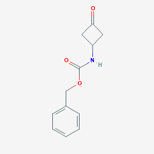 molecular formula C12H13NO3 B173344 Benzyl 3-oxocyclobutylcarbamate CAS No. 130369-36-7