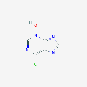 molecular formula C5H3ClN4O B173345 6-Chloropurine 3-oxide CAS No. 19765-60-7