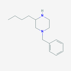 molecular formula C15H24N2 B173347 1-Benzyl-3-butylpiperazine CAS No. 186412-45-3
