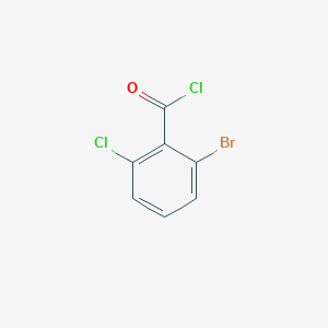 molecular formula C7H3BrCl2O B173358 2-Bromo-6-chlorobenzoyl chloride CAS No. 116529-65-8