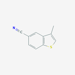 molecular formula C10H7NS B173360 3-Methylbenzo[b]thiophene-5-carbonitrile CAS No. 19404-23-0