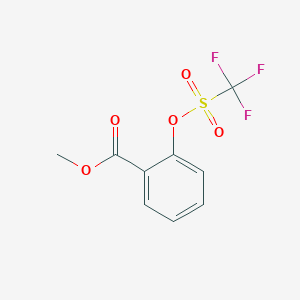 Benzoic acid, 2-[[(trifluoromethyl)sulfonyl]oxy]-, methyl ester