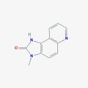 molecular formula C11H9N3O B017338 3-Methyl-2-hydroxy-3H-imidazo[4,5-F]quinoline CAS No. 144486-08-8