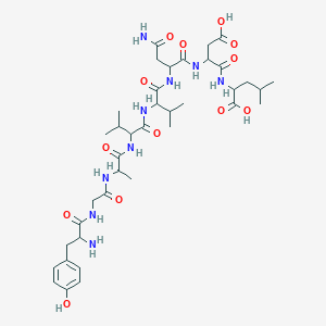 Tyrosylglycylalanylvalylvalylasparaginyl-alpha-aspartylleucine