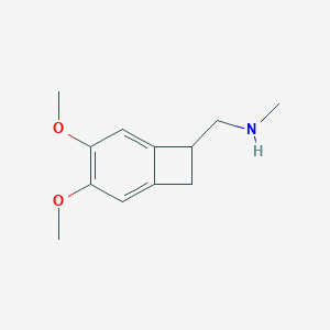 1-(3,4-dimethoxybicyclo[4.2.0]octa-1(6),2,4-trien-7-yl)-N-methylmethanamine