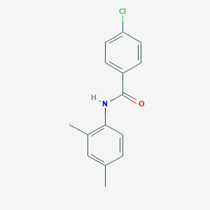 molecular formula C15H14ClNO B173446 4-chloro-N-(2,4-dimethylphenyl)benzamide CAS No. 127292-01-7