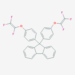 molecular formula C29H16F6O2 B173453 9,9-Bis(4-trifluorovinyloxyphenyl)fluorene CAS No. 134130-20-4