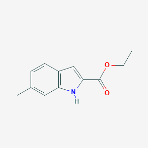 molecular formula C12H13NO2 B173462 Ethyl 6-methyl-1H-indole-2-carboxylate CAS No. 16732-81-3