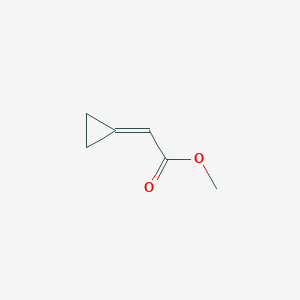 molecular formula C6H8O2 B173474 Methyl 2-cyclopropylideneacetate CAS No. 110793-87-8