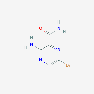 3-Amino-6-bromopyrazine-2-carboxamide