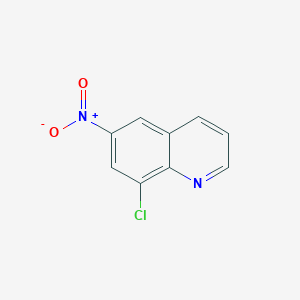 molecular formula C9H5ClN2O2 B173544 8-Chloro-6-nitroquinoline CAS No. 121465-04-1