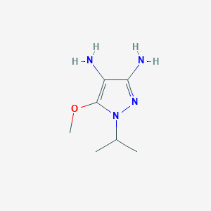 1-Isopropyl-5-methoxy-1H-pyrazole-3,4-diamine