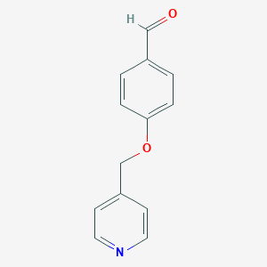 molecular formula C13H11NO2 B173565 4-(Pyridin-4-ylmethoxy)benzaldehyde CAS No. 118001-73-3