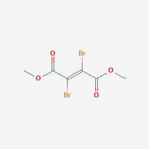 molecular formula C6H6Br2O4 B173566 Dimethyl trans-2,3-Dibromobutenedioate CAS No. 116631-94-8