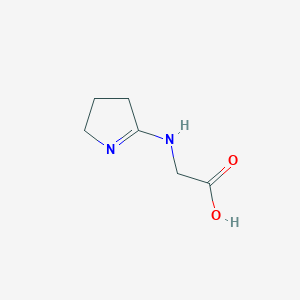 molecular formula C6H10N2O2 B173579 Glycine, N-2-pyrrolidinylidene- CAS No. 113561-30-1