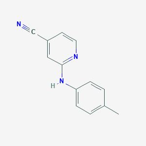 molecular formula C13H11N3 B173583 2-(p-Tolylamino)isonicotinonitrile CAS No. 137225-07-1