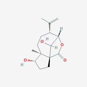 molecular formula C15H22O4 B017361 多变内酯 C CAS No. 103963-36-6