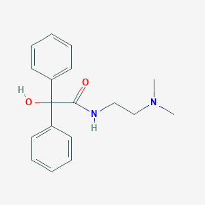N-[2-(dimethylamino)ethyl]-2-hydroxy-2,2-diphenylacetamide