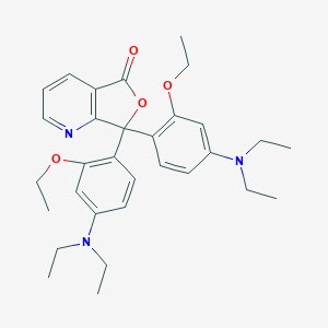 molecular formula C31H39N3O4 B173635 7,7-Bis(4-(diethylamino)-2-ethoxyphenyl)furo[3,4-b]pyridin-5(7H)-one CAS No. 132467-74-4