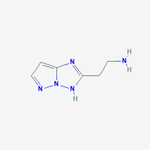 3H-Pyrazolo[1,5-b][1,2,4]triazole-2-ethanamine