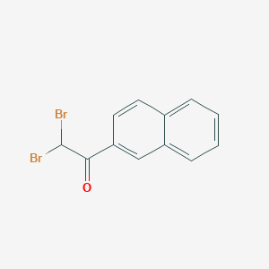 molecular formula C12H8Br2O B173656 2-(Dibromoacetyl)naphthalene CAS No. 13651-05-3