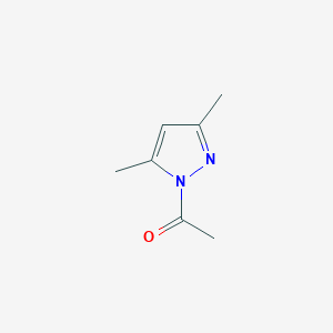 molecular formula C7H10N2O B173664 1-(3,5-dimethyl-1H-pyrazol-1-yl)ethanone CAS No. 10199-63-0