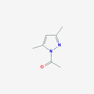 molecular formula C7H10N2O B173664 1-(3,5-二甲基-1H-吡唑-1-基)乙酮 CAS No. 10199-63-0