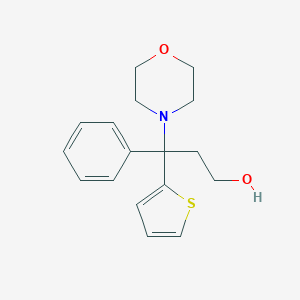 3-(Morpholin-4-yl)-3-phenyl-3-(thiophen-2-yl)propan-1-ol